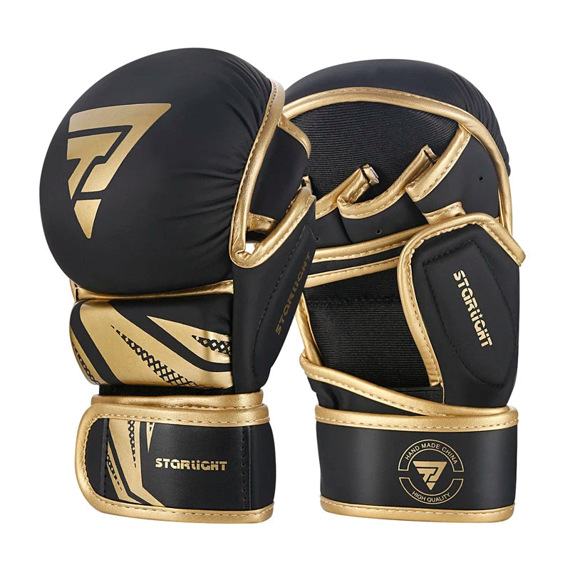 Professionelle MMA Boxhandschuhe PU Leder MMA Kampf Kampfsport Boxhandschuhe Karate Muay Thai Trainingshandschuhe Herren