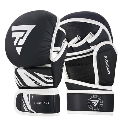 Professionelle MMA Boxhandschuhe PU Leder MMA Kampf Kampfsport Boxhandschuhe Karate Muay Thai Trainingshandschuhe Herren