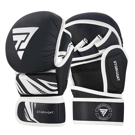 Professionelle MMA Boxhandschuhe PU Leder MMA Kampf Kampfsport Boxhandschuhe Karate Muay Thai Trainingshandschuhe Herren